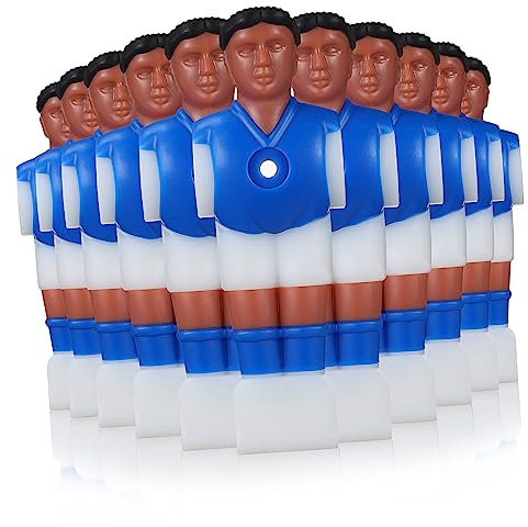 Kisangel 11 Stück Marionette Kicker-Ersatzspieler Kicker mechanische Puppe Fußballfiguren Zahlen Party tischfußball ersatzteile fußball Figuren Schreibtisch-Fußballspiel Harz-Fußballspieler