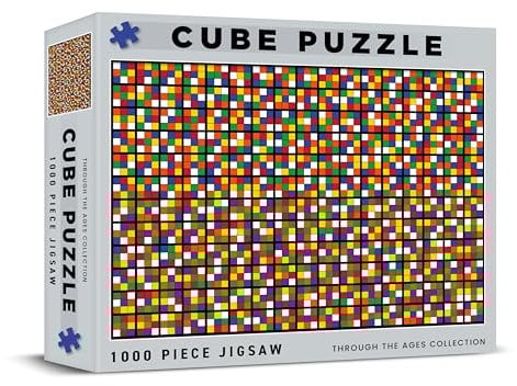 Coach House Through the Ages Cube Puzzle, 1000 Piece Jigsaw, Challenging Puzzles for Adults, Cube Pattern Design, 490 x 685mm, Multi-Coloured