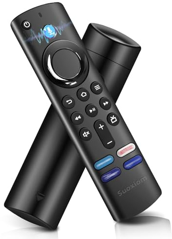 Suoxiom Ersatz-Sprachfernbedienung für Smart TV St1ck(4k, 2nd Gen, 3rd Gen, Lite), für AMZ Smart TV Cube (2nd Gen, 3rd Gen)