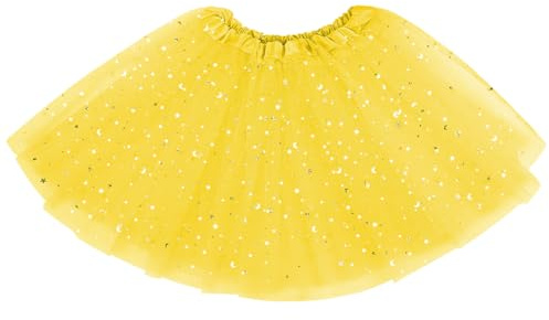 AYBUY Filles Sparkle Tutu Princesse Ballet,Sparkle Tutu Jupe de Ballet | Robe de Princesse en Tulle à Paillettes étoiles, pour Photographie, Fête Anniversaire, Fête et Halloween