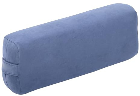 TIKATARER Meditationskissen, Rechteckiges Schwammkissen, Stützendes Bodenkissen mit Waschbarem Bezug und Einfachem Tragegriff, Ideal für Yoga, für Frauen und Mütter (Blue)