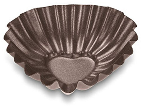 Städter 400641 Kleingebäckform Herz, 9 cm, 6 Stück