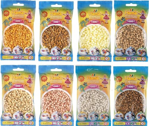 Hama 100 Stück 5mm Midi Rund Polymer Bügelperlen, Farbe 259, für Crafting und DIY-Projekte