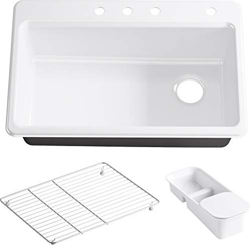 KOHLER Riverby Sink Single Sr 4-Hole