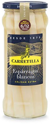 CARRETILLA esparrago blanco 6/12 FRASCO 325GR
