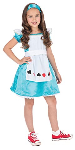 Bristol Novelty Alice Costume, Child Girl Age 3-11 Years