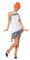 Kostüm Wilma Feuerstein Familie Flintstones Kleid