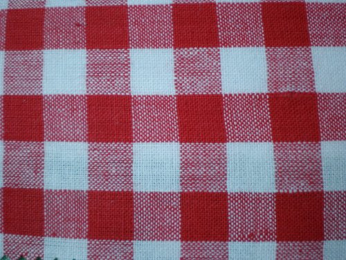 Bauer - Vichy - karo Stoff Meterware Fb.rot