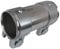 Exhaust Pipe Connector Steel Tube Clamp with Screws Adapter Sleeve Joint Coupler (43mmx46.5mm-90mm)