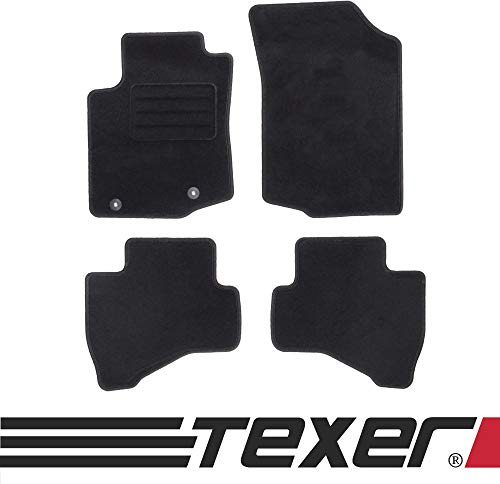 TEXER Textil Fußmatten Passend für Citroen C1 II Bj. 2014- Basic