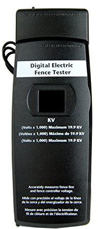 Zareba DEFT Digitaler elektronischer Zaunprüfer, Schwarz