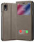 Cadorabo Custodia Libro per Apple iPhone XR in BRUNO PIETRA - con Funzione Stand e Chiusura Magnetica - Portafoglio Cover Case Wallet Book Etui Protezione
