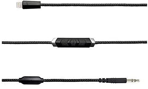 V-Moda Speakeasy Dac/Amp 3-Button Lightning Cable - Black One Size