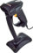 Lettore di codici a barre CCD, lettore di codici a barre, lettore manuale Virtuos HT-310A, a lunga durata, USB (tastiera/emulazione RS-232), con supporto, nero