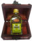 Lote de 24 detalles. Baúl de madera en miniatura con betellita licor de hierbas 5 cl. ideal para regalar a los invitados en bodas, comuniones...