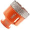 BGTEC Diamond Drill Bit Tile Hole Saw 50mm with M14 Thread for Porcelain Ceramic Tile Granite Marble Masonry Granite Stone Vacuum Brazed Bit 60mm Length