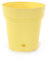 Mintra Home Pot de Fleurs Rond - Plastique Incassable - sans BPA – 21.6 cm - Planter des Fleurs, Jardinage, Plantes - Durable pour Intérieur, Extérieur, Terrasse, Pelouse (Jaune)