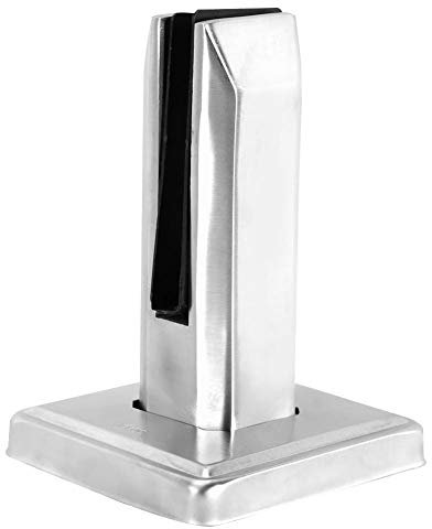Ymiko Valla Piscina Cristal, Abrazadera para Cristal de Acero Inoxidable, Abrazadera para Barandilla Cristal, Soporte de Clip de Vidrio, Soporte Montaje en el Piso