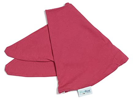 pic Bear Stillmond Ersatzbezug - hochwertige anschmiegsame Jersey Baumwolle für Schmusekissen - Stillkissen - 120 cm - Purpur-rot