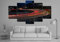 104Tdfc 3D Bilder Leinwandbilder 5 Teile XXL Nürburgring - Wandbilder XXL - Kunstdruck auf Leinwand - Wandkunst - für Zuhause Büro