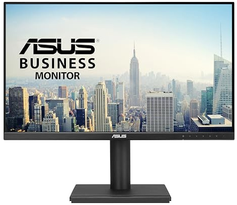 ASUS Business BE249QG - 24 Zoll Full HD IPS 120Hz Business Monitor | Höhenverstellbar, Integrierte Lautsprecher, HDMI 2.1, HDR10, Adaptive Sync, USB Hub, Eye Care Plus, Pivot, Blaulichtfilter