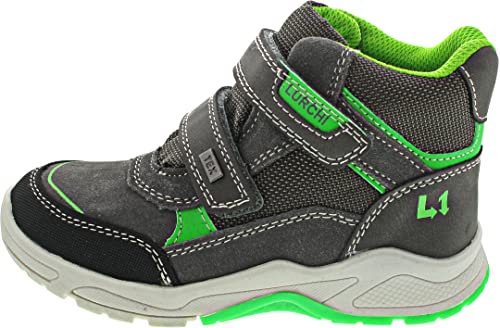 Lurchi Cross-tex Sneaker, Dk Grey Grass, 33 EU
