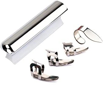 Alnicov Gitarren-Slide, für Hawaii-Gitarre, Schoß, Stahl-Gitarre, E-Gitarre mit Metall-Daumen-Finger-Plektren, Chrom
