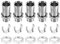 sourcing map G4 Lampe Hardware 11.5x22mm Größe M10 LED Draht Lampenfassungen aus Metall für G4 Birnenfassung Paket von 5