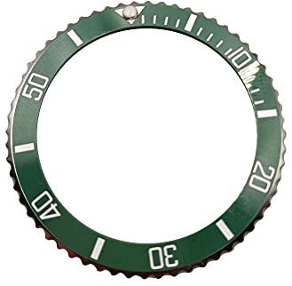 Ersatz Uhren Zubehör Edelstahl 38mm Lünette Schwarz Grün Blau Keramik Einsatz Fit für RLX 40mm Gehäuse SUB 116610 116613