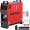SDKEHUI 12V 8KW Riscaldatore ad‘Aria Diesel, Riscaldamento da Parcheggio con LCD, Riscaldatore all in One (Rosso, (Uscita d'Aria Singola))