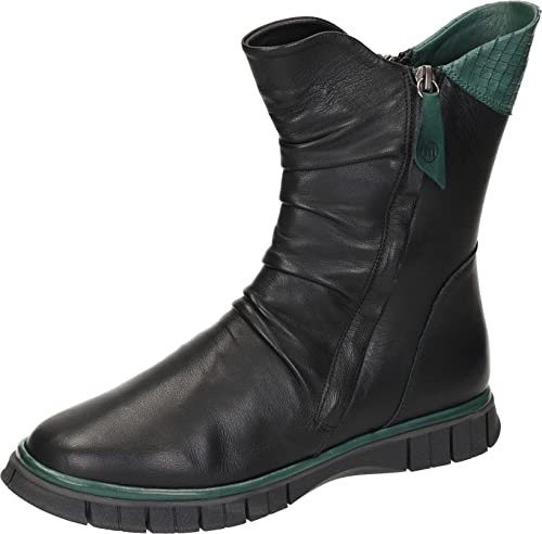 Manitu Damen 990323-01 Stiefelette, schwarz, 37 EU