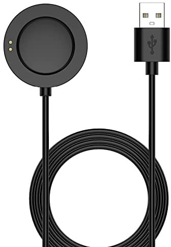 Cargador para Xiaomi Watch 2 Pro H1 S2 Base de Carga Inalámbrica con 3.3ft/100cm Cable de Carga - Accesorios para Relojes Inteligentes (Negro)