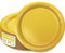 PTECDROTS 50 PCS Yellow Paper Plates, 9 Inch Round for Construction Birthday Party, Baby Shower, Wedding Decorations and Supplies