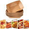 50 Stück Pommes Schalen Pommesschalen - Fingerfood Schalen Kraftkarton Schalen, Öl und Wasserbeständig für Pommes, Snack, Salat