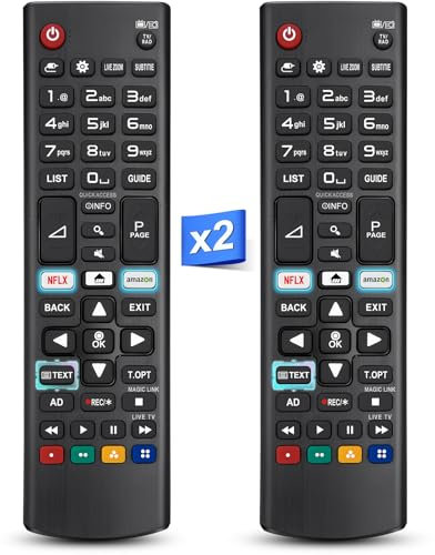 für LG Fernbedienung,Geeignet für Alle LG Fernseher Fernbedienung Original,Universal für Magic Remote Smart TV,2er-Pack