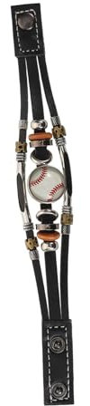 Milisten Fußball-fan-armband – Vintage-armbandschmuck Für Herren Mit Glatter Textur