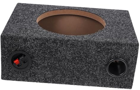 YOSADIER Subwoofer Gehäuse Auto 8 Zoll Holzlautsprecherbox Robust Gefertigt Für Heimwerker Optimierte Akustikleistung Tragbar Und Kompatibel Mit Fahrzeugen