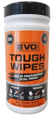 Multi-Use Power Wipes | 100 Pack | Antibacterial, Surface Wipes, Kills 99.99% of Germs & Bacteria, Norovirus, Flu Virus. Construction, Building Friendly. Work Site Wipes