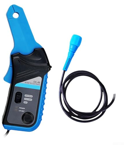 Handheld AC/DC Current Clamp Meter, CC-65 Current Clamp Probe Amp Adaptor With For BNC Connector, Work With Automotive Multi Meter Electric Tester