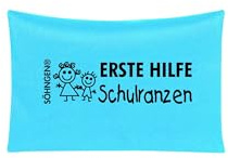 Söhngen Erste-Hilfe Schulranzen blau (Notfall-Set für Kinder, für Schultasche/Sporttasche, Junior-Set, Farbe blau, Verbandsmaterial, Pflaster, Mitnahmeset)