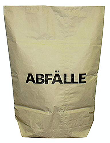 Müllsack 70 l, 55 x 85 cm (B x H), Papier, natronbraun, 25 St./Pack.