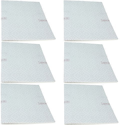 First4Spares 6 x 57cm x 47cm Premium Quality Oven Cooker Extractor Hood Grease Filters for Indesit