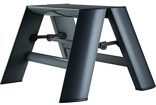 Hasegawa Ladders Ml1.0-1BK Trittleiter, Schwarz