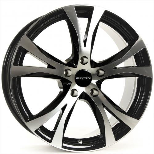 CARMANI 09 Compete black polish 8x17 ET30 5.00x120 Hub Bore 72.60 mm - Alu felgen