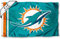 Miami Dolphins Fußfahne 1,2 x 1,8 m