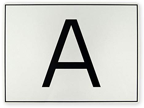 A-Schild A-Tafel für Abfalltransport Aluminium starr 400x300 mm Warntafel Abfalltafel Abfallschild LKW