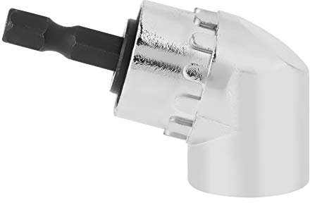 105° Rechtwinklige Bohrer, 1 / 4in Winkel-Sechskant-Verlängerungsbohrer-Aufsatz Einstellbarer Schraubendreher-Sockel-Halter-Adapter