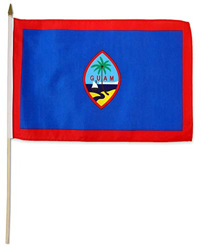 Flaggen Importeur Guam Dutzend, 30,5 x 45,7 cm, Mehrfarbig