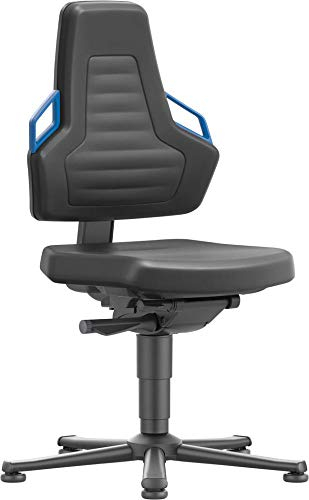 bimos Stuhl/Bürostuhl Nexxit 1 Gleiter Schaum Griff blau