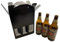 5 x Gloss Black Beer and Ale Bottle Box Carrier Holders Cardboard Gift Packaging Fathers Day Christmas 215mm x 70mm x 260mm